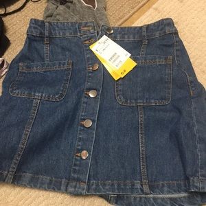 H&M jean skirt